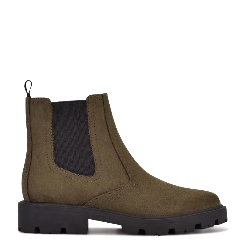 women's booties for fallYullon Lug Sole Chelsea Booties