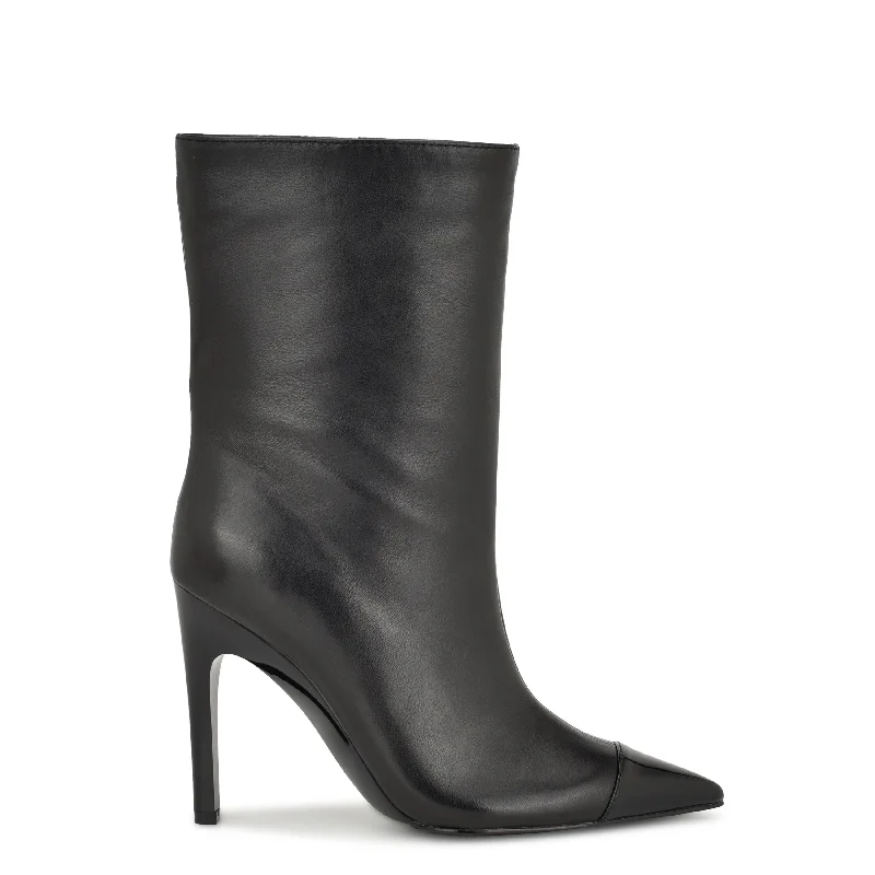 women's ankle bootiesWinner Cap Toe Heeled Dress Booties