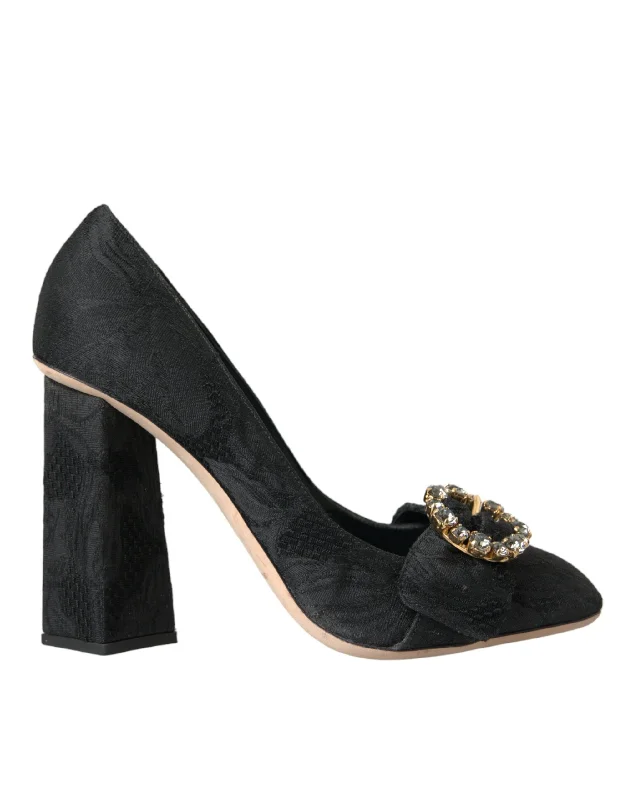 Women's microfiber stiletto heel pumps with moisture - wicking propertiesDolce & Gabbana Brocade Crystals Heels Pumps Women's Shoes Women's microfiber stiletto heel pumps with moisture - wicking propertiesDolce & Gabbana Brocade Crystals Heels Pumps Women's Shoes