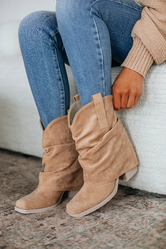 women's booties for petite womenRules Don't Apply Boots - Sand
