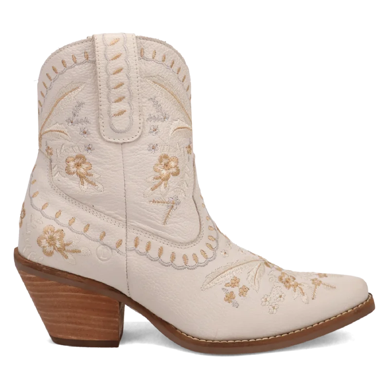 women's booties with side cutouts#PRIMROSE LEATHER BOOTIE