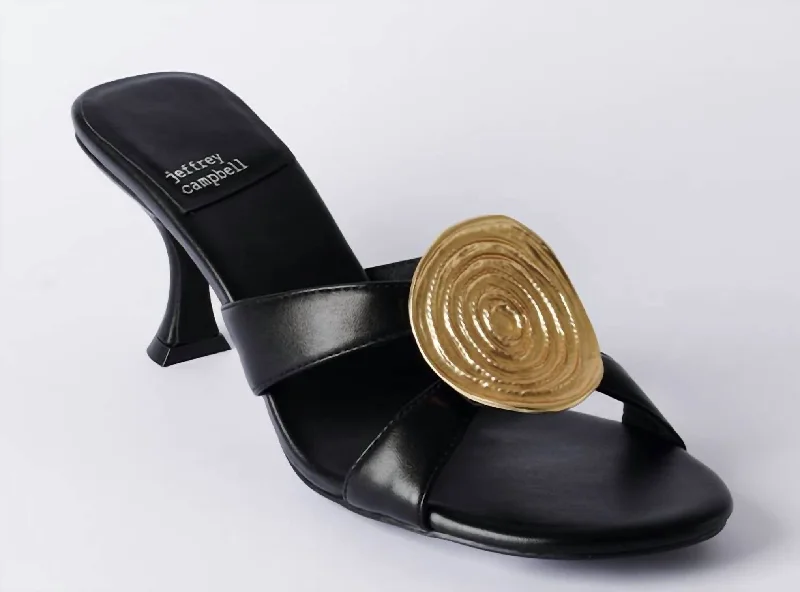 Women's snakeskin - embossed stiletto heel pumps for a bold statementWomen's Alcmene Sandals In Black