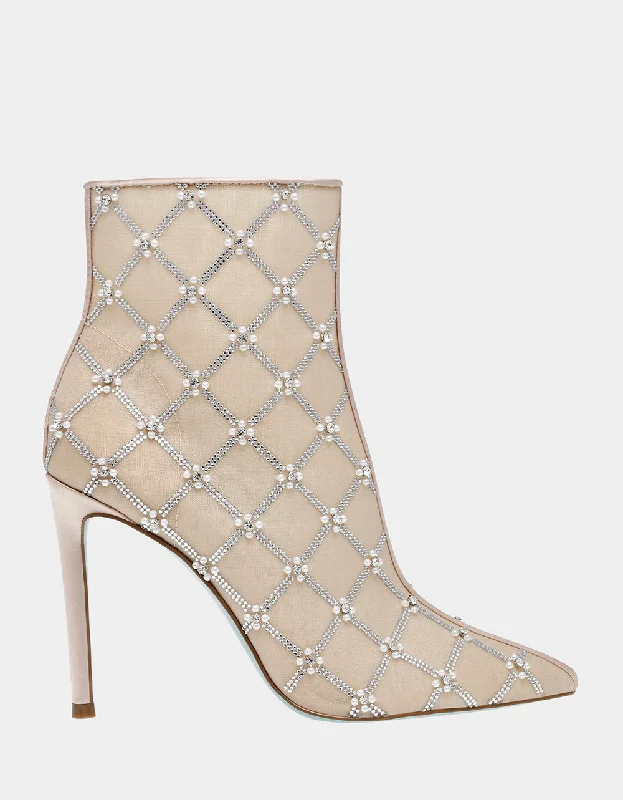 women's booties for fashionLARKK NUDE