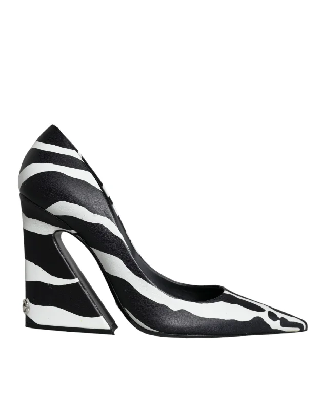 Women's lace - trimmed stiletto heel pumps with a scalloped edgeDolce & Gabbana Zebra Leather Heels Pumps Women's Shoes (Pre-Owned) Women's lace - trimmed stiletto heel pumps with a scalloped edgeDolce & Gabbana Zebra Leather Heels Pumps Women's Shoes (Pre-Owned)