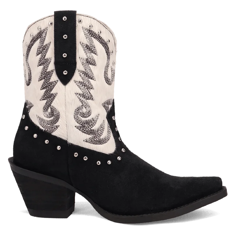 women's booties with metallic finishRODEO QUEEN LEATHER BOOT