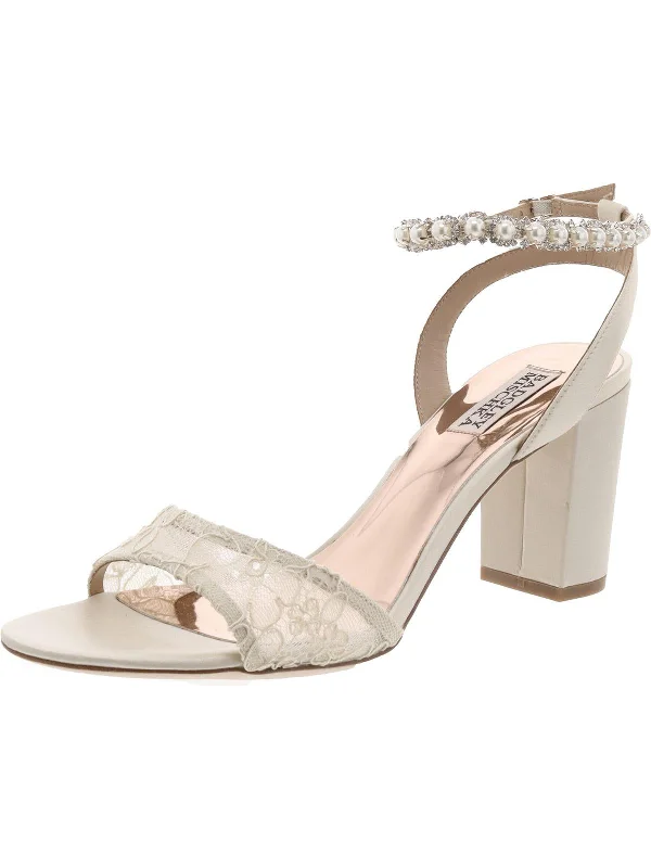 Women's bronze stiletto heel pumps for a warm and metallic lookWomens Satin Lace Ankle Strap Women's bronze stiletto heel pumps for a warm and metallic lookWomens Satin Lace Ankle Strap