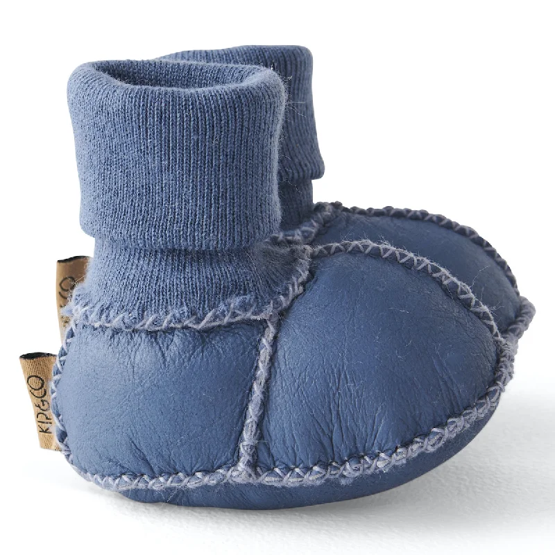 women's booties with Chelsea styleKip & Co Baby Booties - Blue Skies