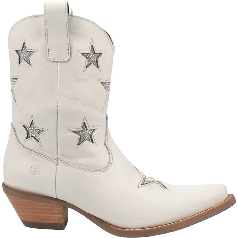 women's suede bootiesSTAR STRUCK LEATHER BOOTIE