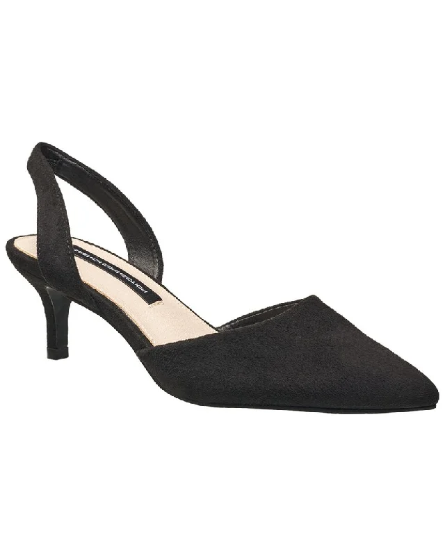 Women's microfiber stiletto heel pumps with moisture - wicking propertiesFrench Connection Delight Heel