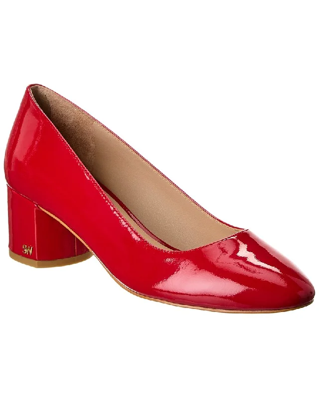 Women's studded stiletto heel pumps for an edgy lookStuart Weitzman Bridget 50 Block Patent Pump