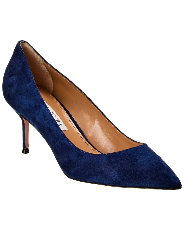 Women's snakeskin - embossed stiletto heel pumps for a bold statementAquazzura Purist 65 Suede Pump Women's snakeskin - embossed stiletto heel pumps for a bold statementAquazzura Purist 65 Suede Pump