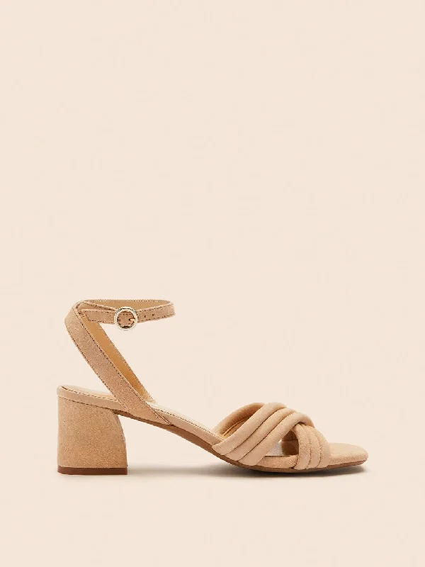 Women's wide - width stiletto heel pumps for a comfortable fitAdria Sand Heel