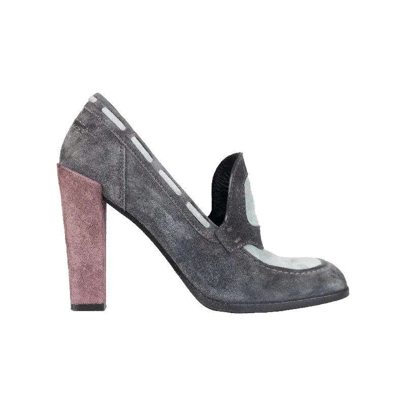 Women's non - slip stiletto heel pumps for safety on slippery floorsRoger Vivier Suede Pumps - '00s Women's non - slip stiletto heel pumps for safety on slippery floorsRoger Vivier Suede Pumps - '00s