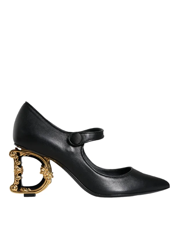 Women's lace - trimmed stiletto heel pumps with a scalloped edgeDolce & Gabbana Leather Logo Heels Mary Janes Pumps Women's Shoes (Pre-Owned) Women's lace - trimmed stiletto heel pumps with a scalloped edgeDolce & Gabbana Leather Logo Heels Mary Janes Pumps Women's Shoes (Pre-Owned)