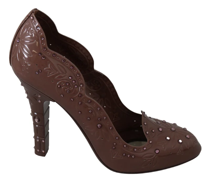 Women's tassel - adorned stiletto heel pumps for a bohemian touchDolce & Gabbana Elegant Crystal-Embellished Cinderella Women's Pumps Women's tassel - adorned stiletto heel pumps for a bohemian touchDolce & Gabbana Elegant Crystal-Embellished Cinderella Women's Pumps