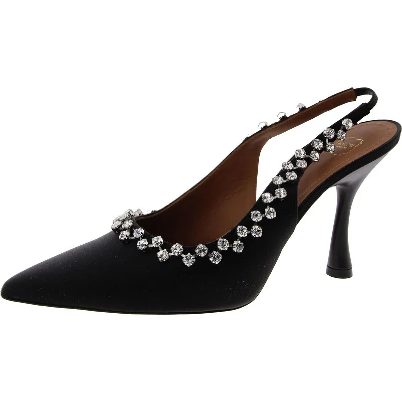 Women's office - appropriate stiletto heel pumps with a low - heel optionGiselle 90 Womens Pointed Toe Stretch Slingback Heels Women's office - appropriate stiletto heel pumps with a low - heel optionGiselle 90 Womens Pointed Toe Stretch Slingback Heels