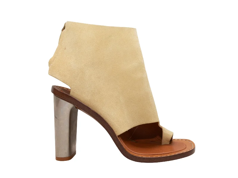 women's booties with fringeLight Yellow Celine Heeled Thong Sandal Booties Size 39.5 women's booties with fringeLight Yellow Celine Heeled Thong Sandal Booties Size 39.5