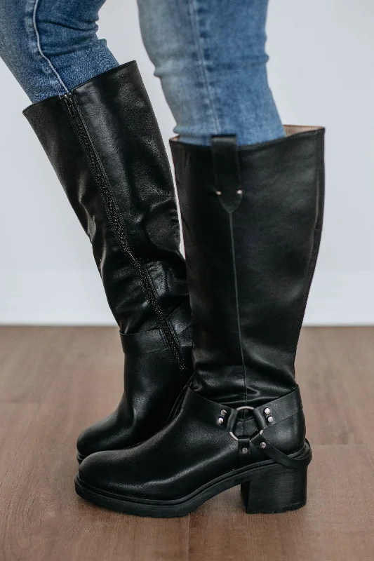 women's booties for petite womenHaven't You Heard Boots - Black