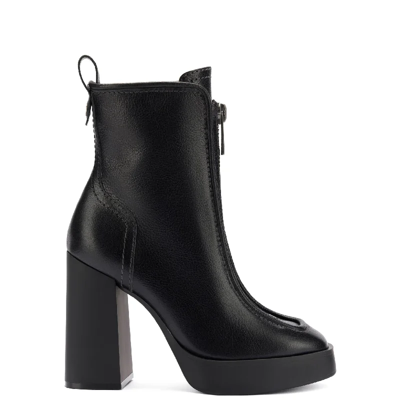 women's booties for petite womenNicole Hi Boot In Black Leather