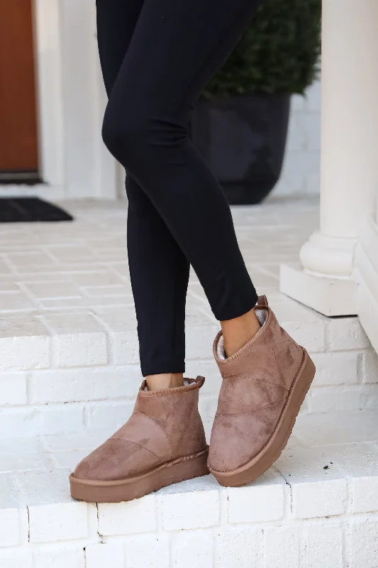 women's booties for knee supportMountain Weekend Mini Platform Booties - DOORBUSTER