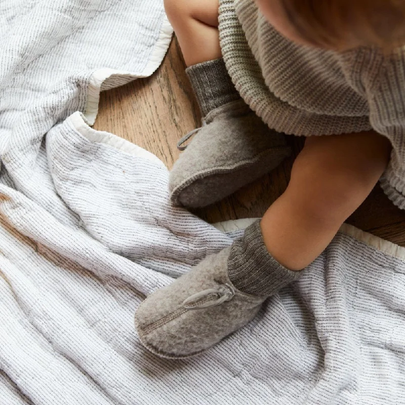 women's booties with zippersBaby Booties - Wool Fleece