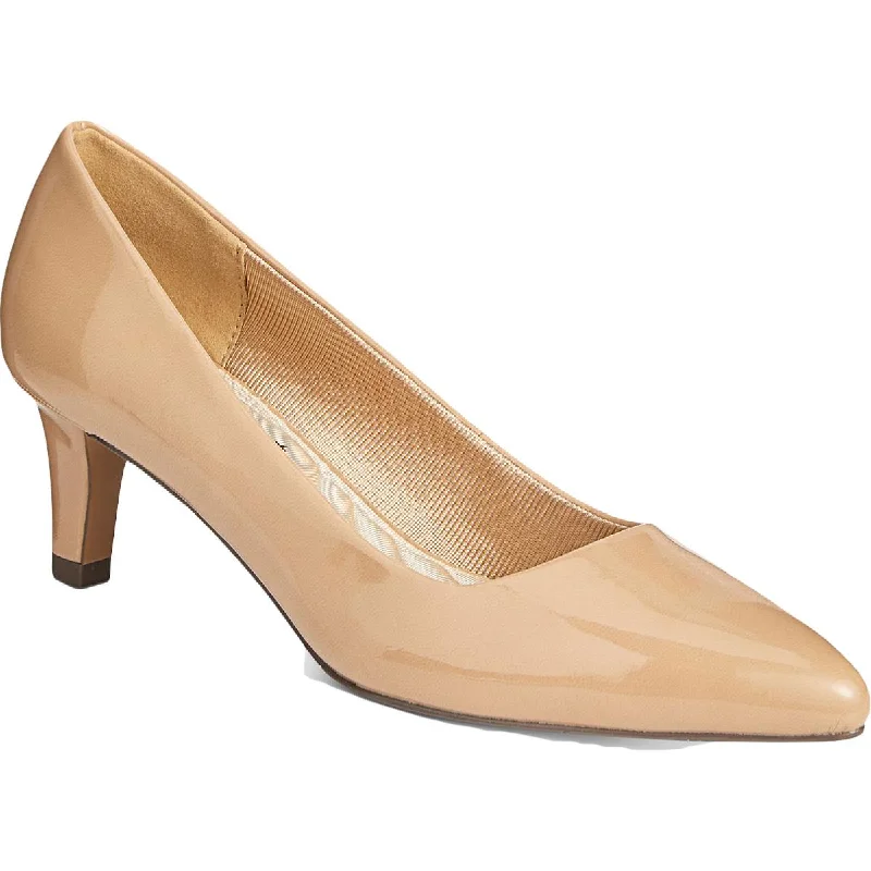 Women's shock - absorbing stiletto heel pumps for all - day wearPointe Womens Padded Insole Almond Toe Dress Pumps Women's shock - absorbing stiletto heel pumps for all - day wearPointe Womens Padded Insole Almond Toe Dress Pumps