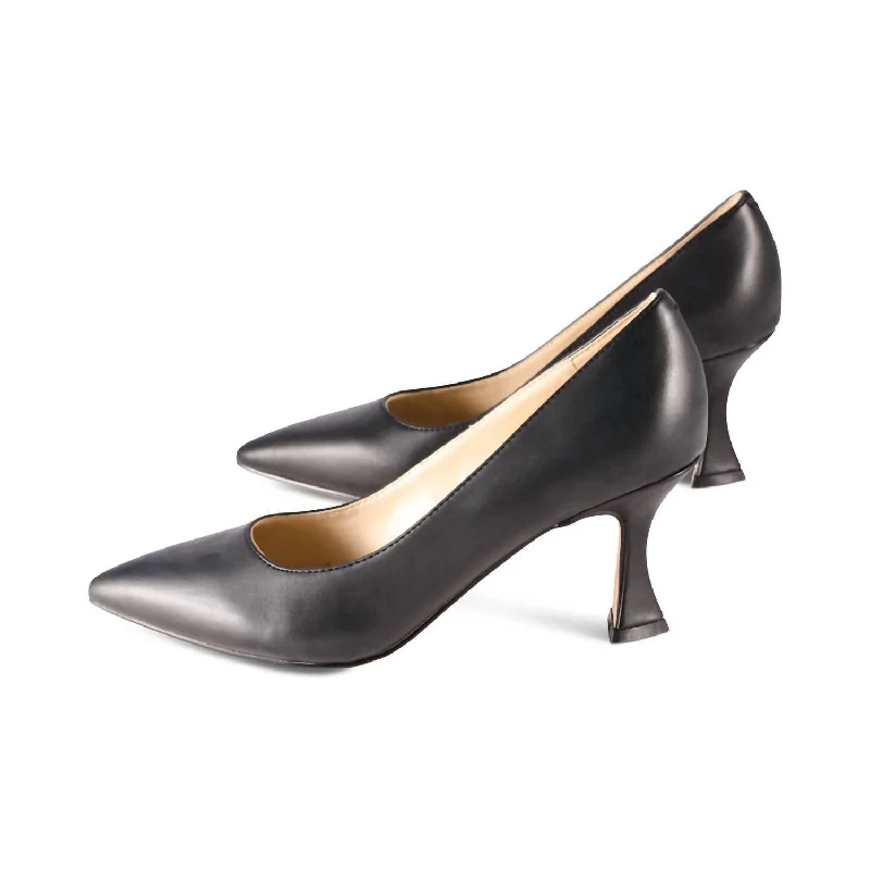 Women's non - slip stiletto heel pumps for safety on slippery floorsWomen's Whynot Mid Flared Pumps In Black Women's non - slip stiletto heel pumps for safety on slippery floorsWomen's Whynot Mid Flared Pumps In Black
