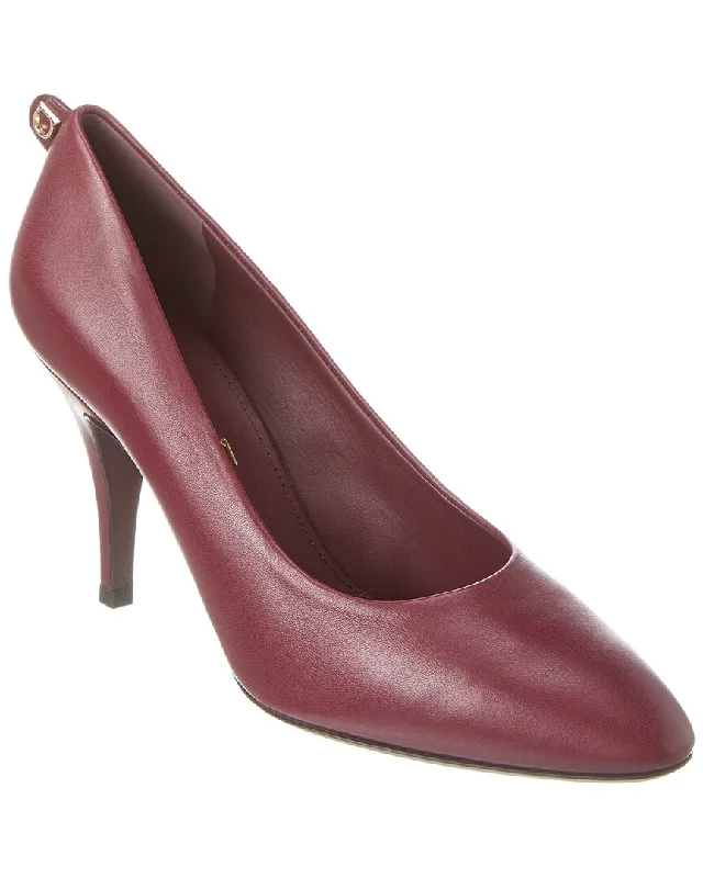 Women's non - slip stiletto heel pumps for safety on slippery floorsFerragamo Judy Leather Pump