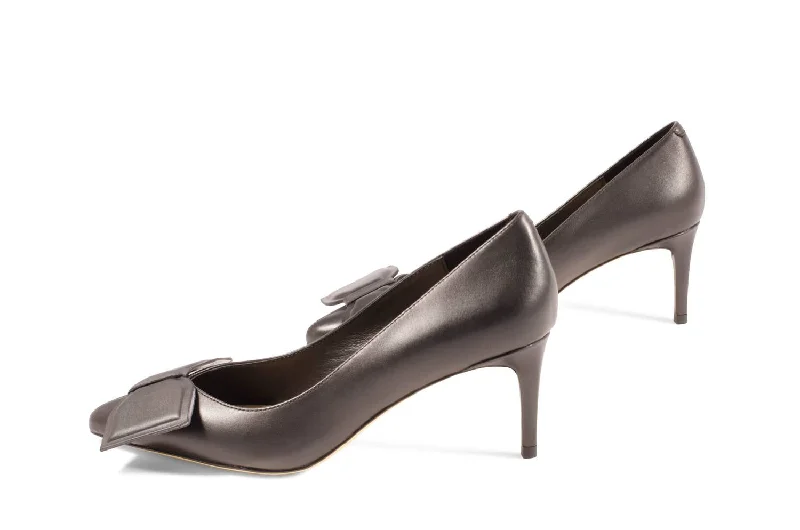 Women's hypoallergenic stiletto heel pumps for sensitive skinElis Heeled Pump In Black Leather Women's hypoallergenic stiletto heel pumps for sensitive skinElis Heeled Pump In Black Leather