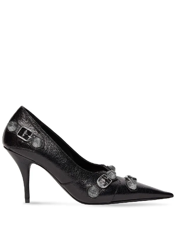 Women's forest green stiletto heel pumps for a nature - inspired lookBalenciaga Women's With Heel