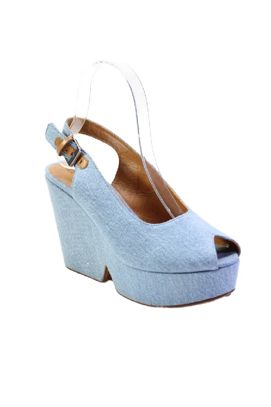 Women's hot pink stiletto heel pumps for a fun night outClergerie Womens Blue Denim Peep Toe Block Platform Heels Shoes Women's hot pink stiletto heel pumps for a fun night outClergerie Womens Blue Denim Peep Toe Block Platform Heels Shoes