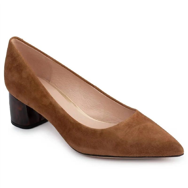 Women's cocktail party stiletto heel pumps with a unique patternWomen's Fave Suede Heel In Camel Women's cocktail party stiletto heel pumps with a unique patternWomen's Fave Suede Heel In Camel