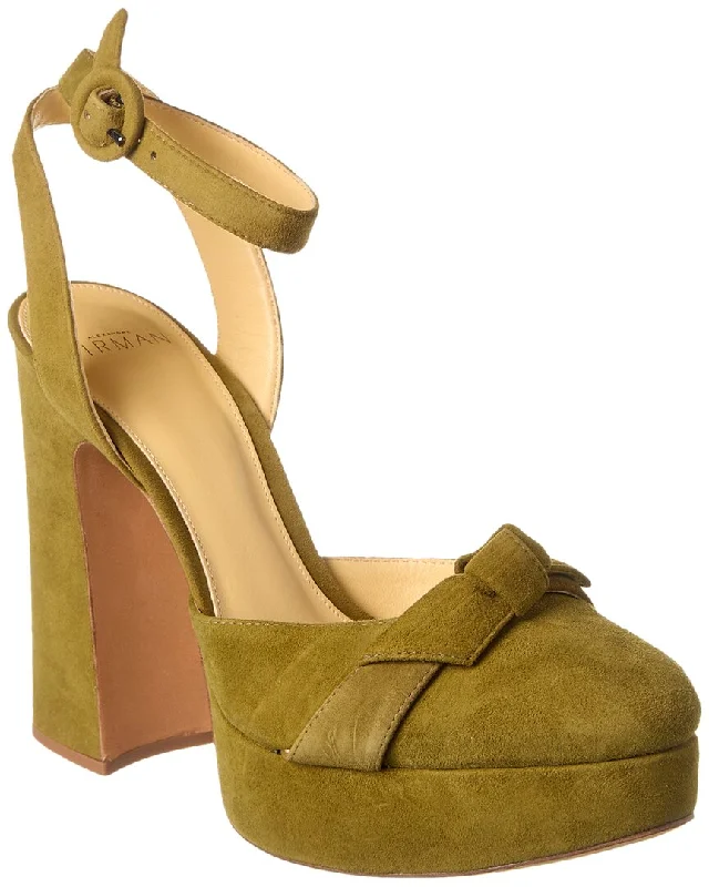 Women's adjustable - strap stiletto heel pumps for a customizable fitAlexandre Birman Clarita Vita 120 Suede Platform Pump Women's adjustable - strap stiletto heel pumps for a customizable fitAlexandre Birman Clarita Vita 120 Suede Platform Pump
