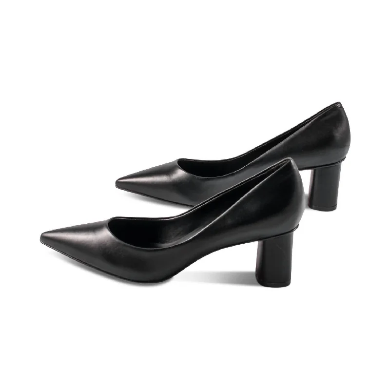Women's padded - insole stiletto heel pumps for added comfortWomen's Felicia Leather Heel In Black Women's padded - insole stiletto heel pumps for added comfortWomen's Felicia Leather Heel In Black