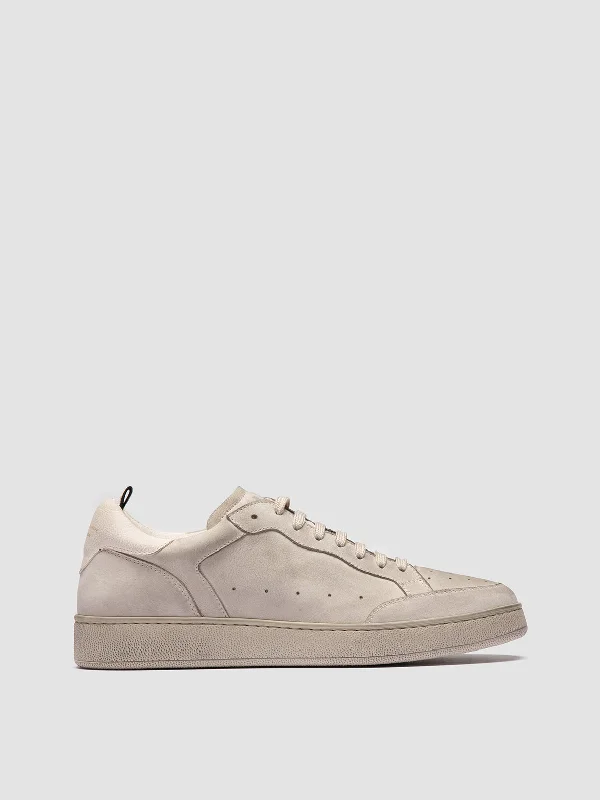 Slip - Resistant Women's Rubber - Sole Loafers in Navy for Wet ConditionsTHE ANSWER 005 - Grey Leather and Suede Low Top Sneakers