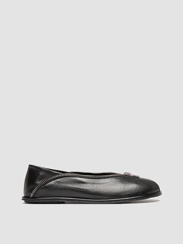 Women's Premium Leather Tassel Loafers in Dark Brown for a Classic Office LookFONTAYNE 006 - Black Leather Ballerina Shoes Women's Premium Leather Tassel Loafers in Dark Brown for a Classic Office LookFONTAYNE 006 - Black Leather Ballerina Shoes