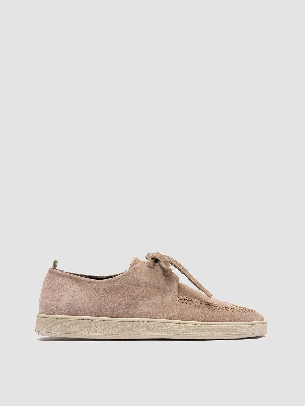 Women's Premium Leather Tassel Loafers in Dark Brown for a Classic Office LookHERBIE 012 - Beige Suede Derby Shoes