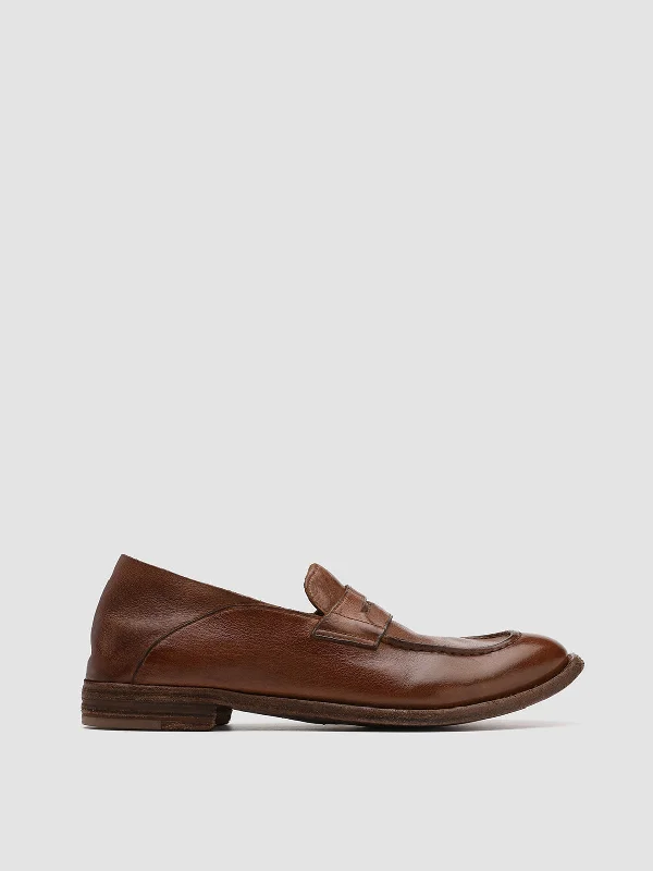 Women's Bow - Embellished Loafers in Red for a Feminine TouchLEXIKON 516 - Brown Leather Loafers Women's Bow - Embellished Loafers in Red for a Feminine TouchLEXIKON 516 - Brown Leather Loafers