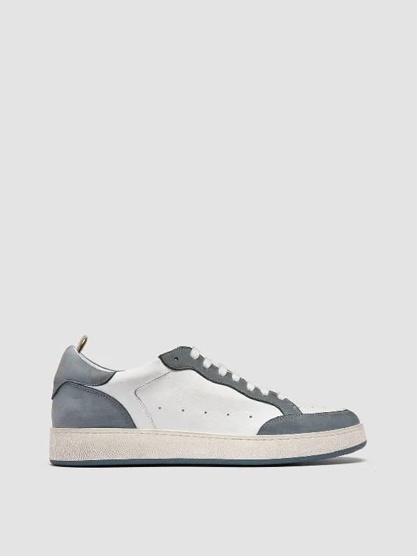 Slip - Resistant Women's Rubber - Sole Loafers in Navy for Wet ConditionsTHE ANSWER 001 - White Leather and Suede Low Top Sneakers Slip - Resistant Women's Rubber - Sole Loafers in Navy for Wet ConditionsTHE ANSWER 001 - White Leather and Suede Low Top Sneakers