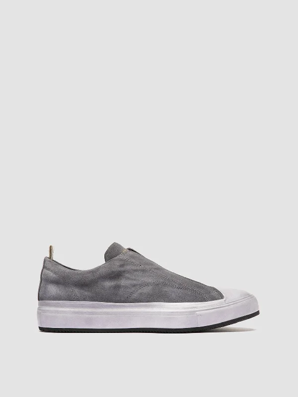 Plus Size Women's Wide - Fit Penny Loafers in Black for All - Day ComfortDUB 001 - Grey Leather and Suede Slip On Sneakers Plus Size Women's Wide - Fit Penny Loafers in Black for All - Day ComfortDUB 001 - Grey Leather and Suede Slip On Sneakers