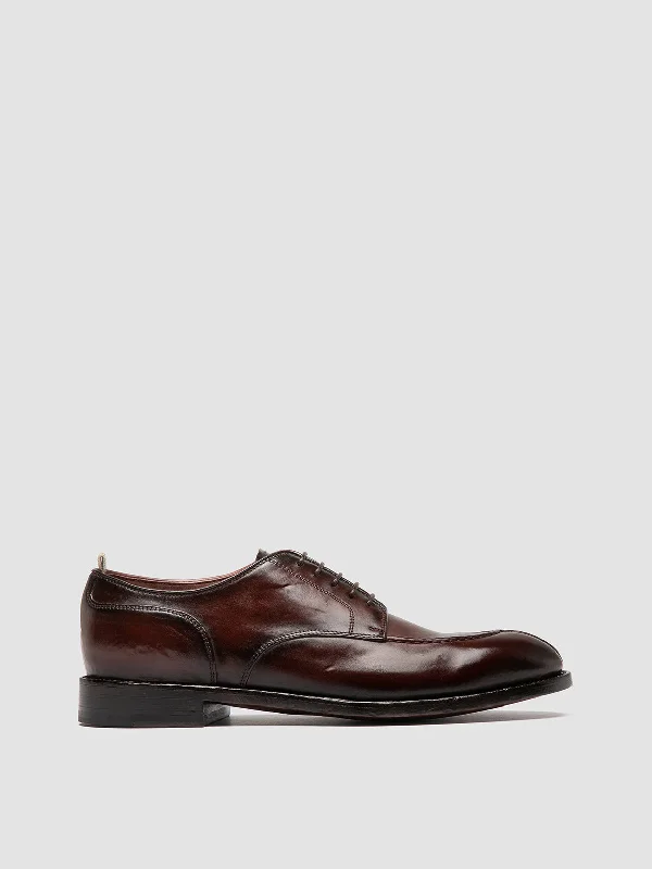 Women's Tassel - Trimmed Loafers with a Low Heel in Olive Green for a Trendy TwistSIGNATURE 005 - Burgundy Leather Derby Shoes Women's Tassel - Trimmed Loafers with a Low Heel in Olive Green for a Trendy TwistSIGNATURE 005 - Burgundy Leather Derby Shoes