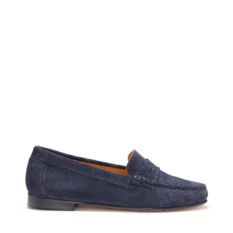 Elastic - Back Women's Loafers in Teal for Easy On - and - OffElastic - Back Women's Loafers in Teal for Easy On - and - OffWomen's Penny Loafers Leather Sole, navy blue suede Elastic - Back Women's Loafers in Teal for Easy On - and - OffElastic - Back Women's Loafers in Teal for Easy On - and - OffWomen's Penny Loafers Leather Sole, navy blue suede