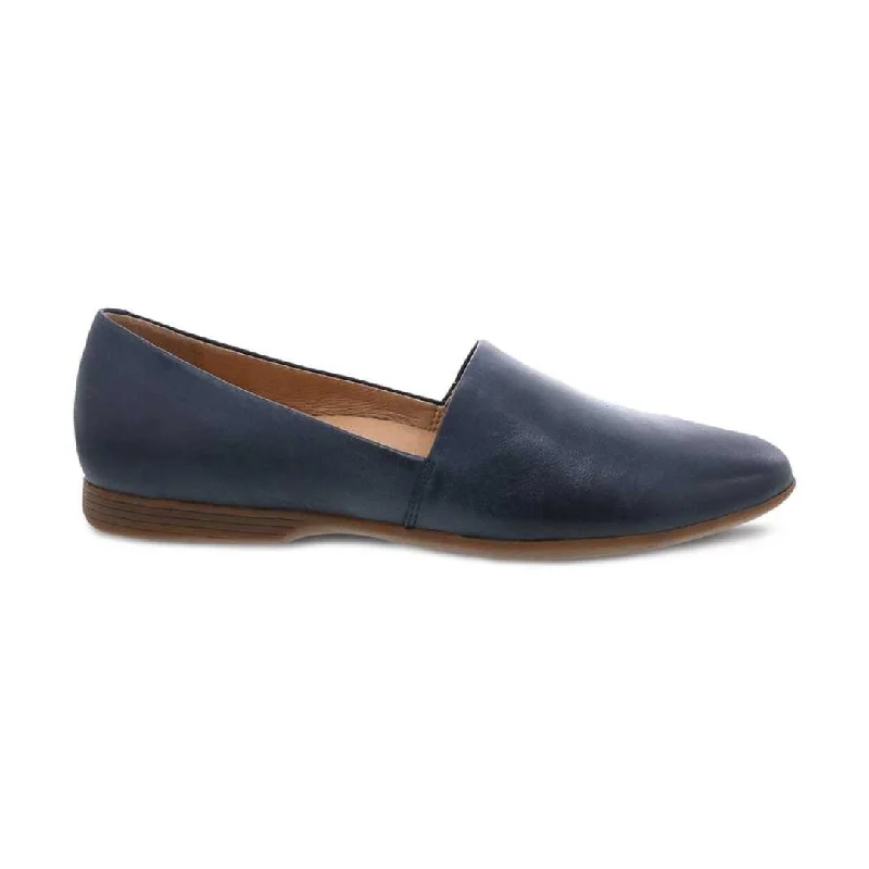 Orthopedic Women's Loafers with Arch Support in Brown for Foot HealthDansko Women's Larisa - Navy Milled Orthopedic Women's Loafers with Arch Support in Brown for Foot HealthDansko Women's Larisa - Navy Milled