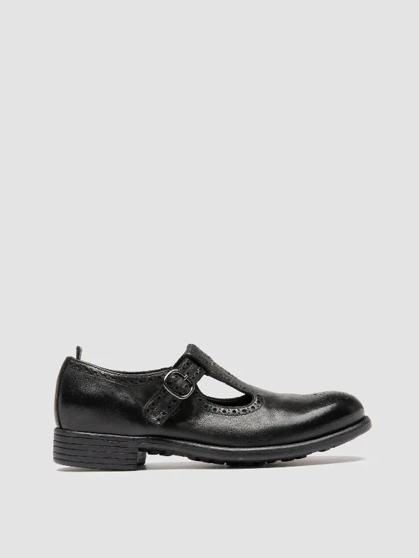 Child - Friendly Women's Loafers in Purple for Moms on the GoCALIXTE 071 - Black Leather T-Bar Shoes Child - Friendly Women's Loafers in Purple for Moms on the GoCALIXTE 071 - Black Leather T-Bar Shoes