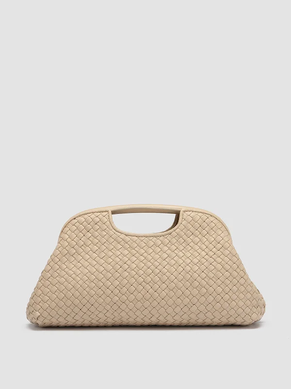 Women's Geometric - Patterned Loafers in Multicolor for a Fashion - Forward LookHELEN 08 - Ivory Leather Clutch Bag Women's Geometric - Patterned Loafers in Multicolor for a Fashion - Forward LookHELEN 08 - Ivory Leather Clutch Bag