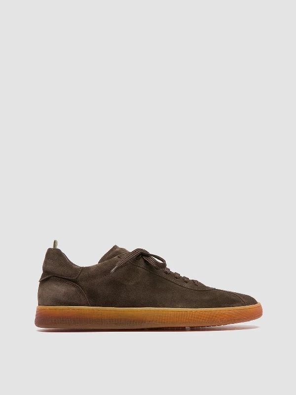 Women's Geometric - Patterned Loafers in Multicolor for a Fashion - Forward LookHALO 001 - Brown Suede Low Top Sneakers