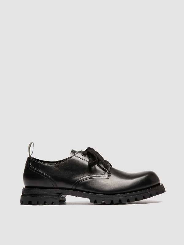 Slip - Resistant Women's Rubber - Sole Loafers in Navy for Wet ConditionsRUSHDEN 001 - Black Leather Derby Shoes Slip - Resistant Women's Rubber - Sole Loafers in Navy for Wet ConditionsRUSHDEN 001 - Black Leather Derby Shoes