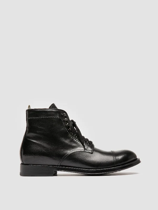 Women's Tassel - Trimmed Loafers with a Low Heel in Olive Green for a Trendy TwistADMIRAL 005 - Black Leather Lace-up Boots Women's Tassel - Trimmed Loafers with a Low Heel in Olive Green for a Trendy TwistADMIRAL 005 - Black Leather Lace-up Boots