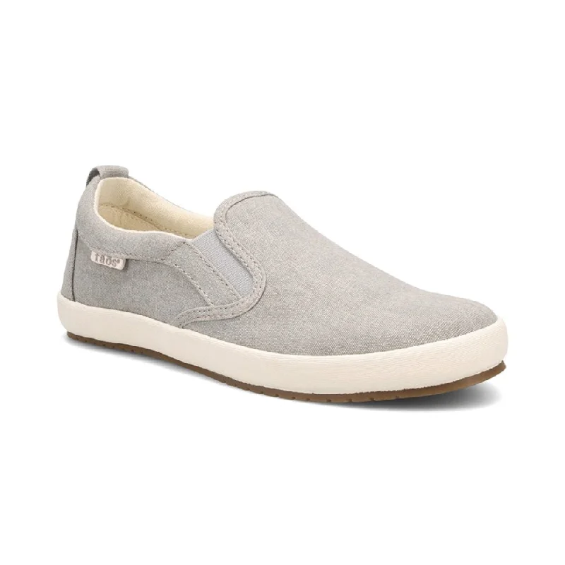Plus Size Women's Wide - Fit Penny Loafers in Black for All - Day ComfortTaos Women's Dandy - Grey Wash Canvas Plus Size Women's Wide - Fit Penny Loafers in Black for All - Day ComfortTaos Women's Dandy - Grey Wash Canvas