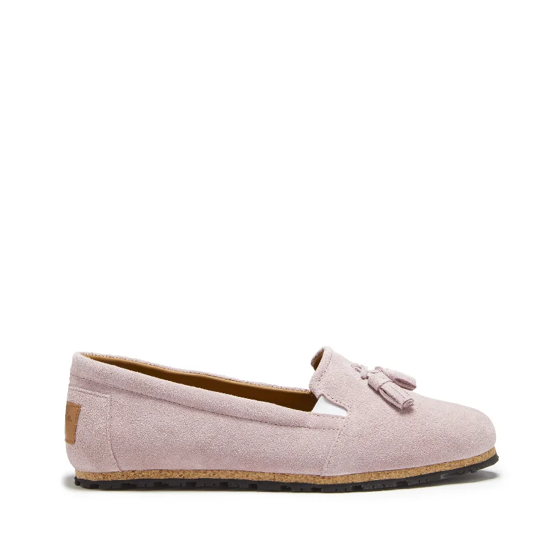Women's Premium Leather Tassel Loafers in Dark Brown for a Classic Office LookWomen's Tasselled Espadrilles, powder pink suede Women's Premium Leather Tassel Loafers in Dark Brown for a Classic Office LookWomen's Tasselled Espadrilles, powder pink suede